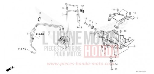 MODULATEUR ABS CB650RAP de 2023